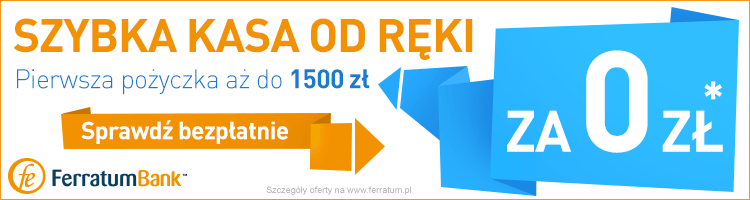1500 zł na 60 dni za darmo w Ferratum Bank!