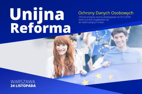 „Unijna regulacja ochrony danych osobowych” - szkolenie już 24 listopada