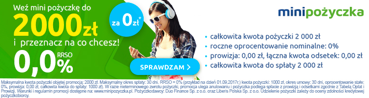 Minipożyczka - reklama