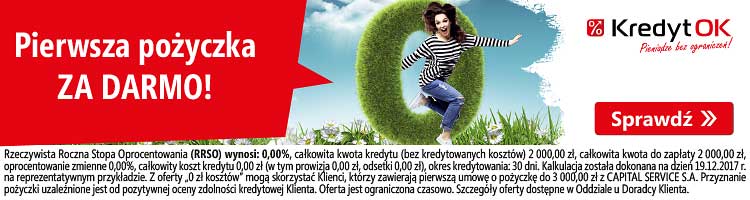 KredytOK na raty - reklama