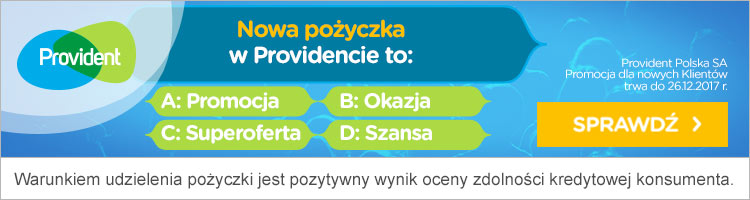 Provident - reklama