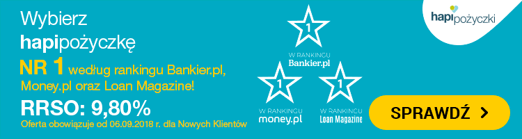 hapi pożyczki - reklama