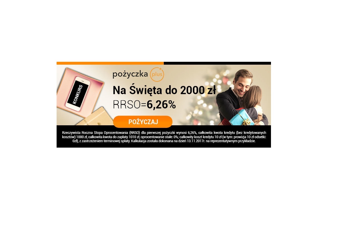 Świąteczna promocja Pożyczka Plus – zdobądź nagrody o wartości 3500 zł!