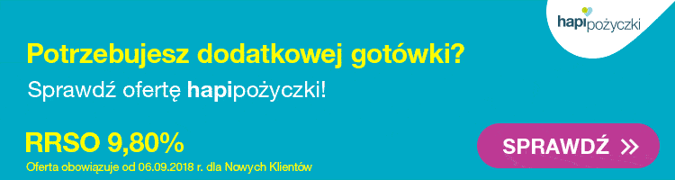 hapi pożyczki - reklama