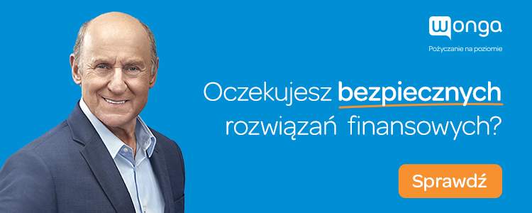 Wonga na raty - reklama