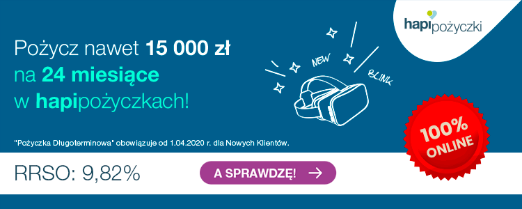 hapi pożyczki - reklama