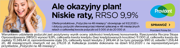 Provident - reklama