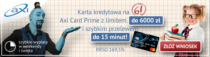 Axi Card - reklama